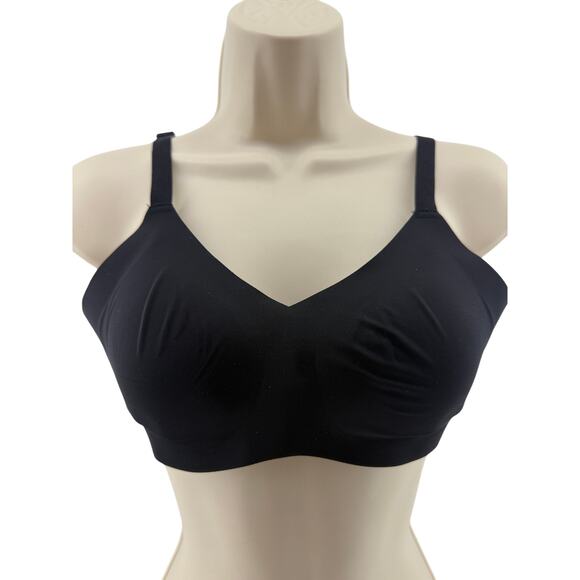 Knix Revolution V Neck Bra Black Womens Size 1 - Picture 1 of 5